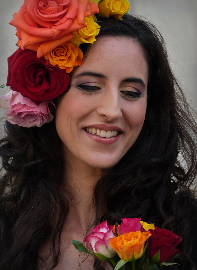 Romantisches "Regenbogen-Make-up" für den Frühling 2014 von Beata Sievi, Visagistin aus Winterthur